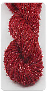 Acrylic Yarn with Metallic Thread for Knitting and Crochet