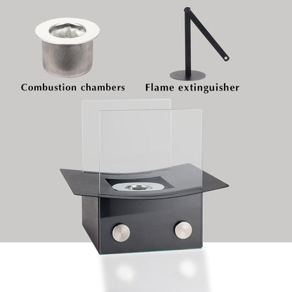 8" H Portable Tabletop Fireplace-2