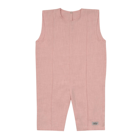 Ramie Baby/Kid Overall - Rosa-0