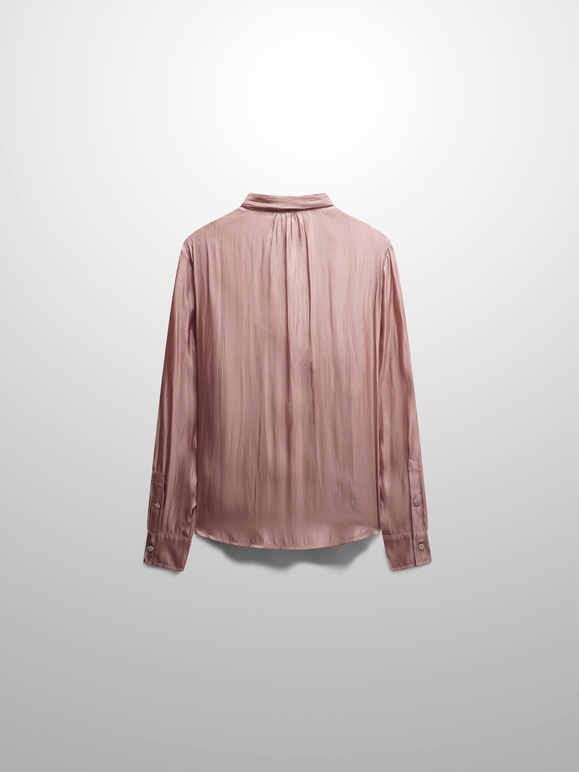 Shimmer Tie Blouse-Champagne-1