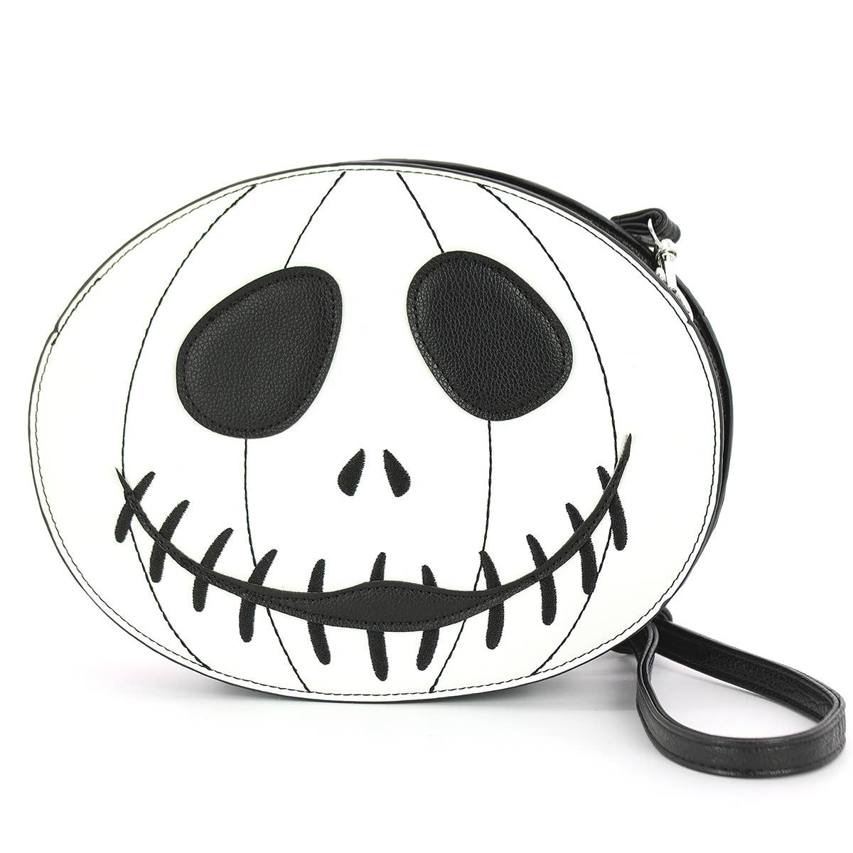 Glow in the Dark White Jack-O-Lantern Shoulder Bag-2