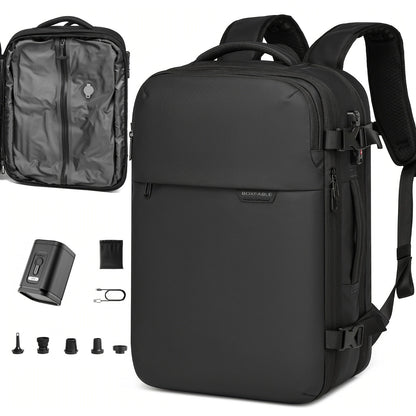 NNETM Travel Backpack with Pump & Laptop Compartment-3
