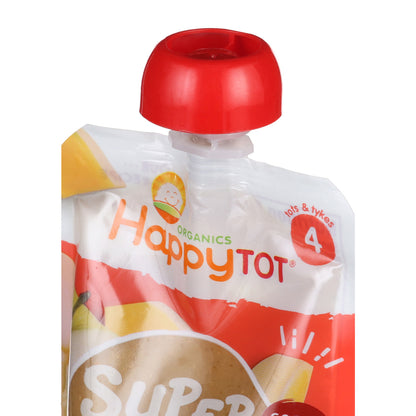 Happy Tot Organic Stage 4 Pouch Food Apple & Squash (16x4.22 Oz)-2