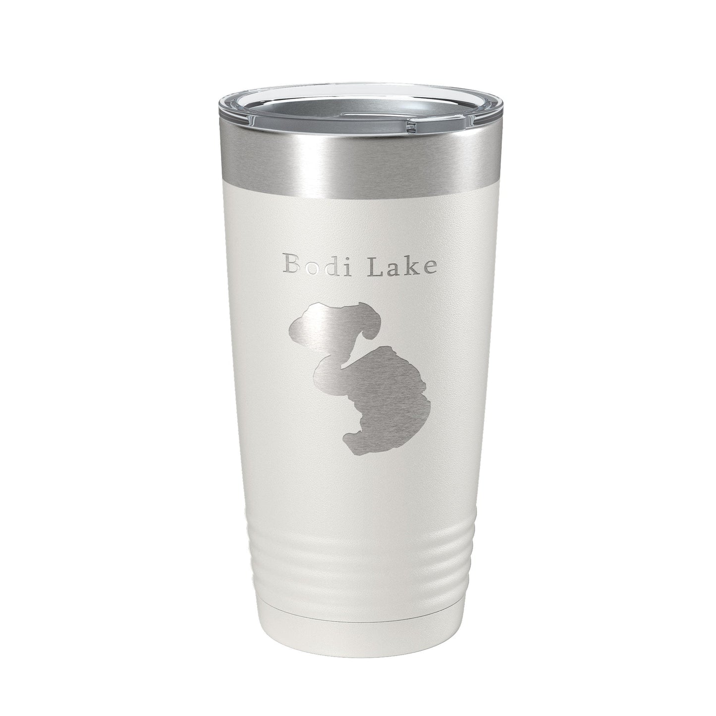 Bodi Lake Map Tumbler Travel Mug Insulated Laser Engraved Coffee Cup Michigan 20 oz-1