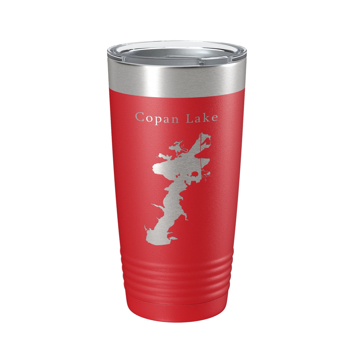 Copan Lake Map Tumbler Travel Mug Insulated Laser Engraved Coffee Cup Oklahoma 20 oz-10