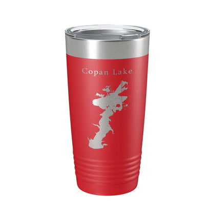 Copan Lake Map Tumbler Travel Mug Insulated Laser Engraved Coffee Cup Oklahoma 20 oz-10