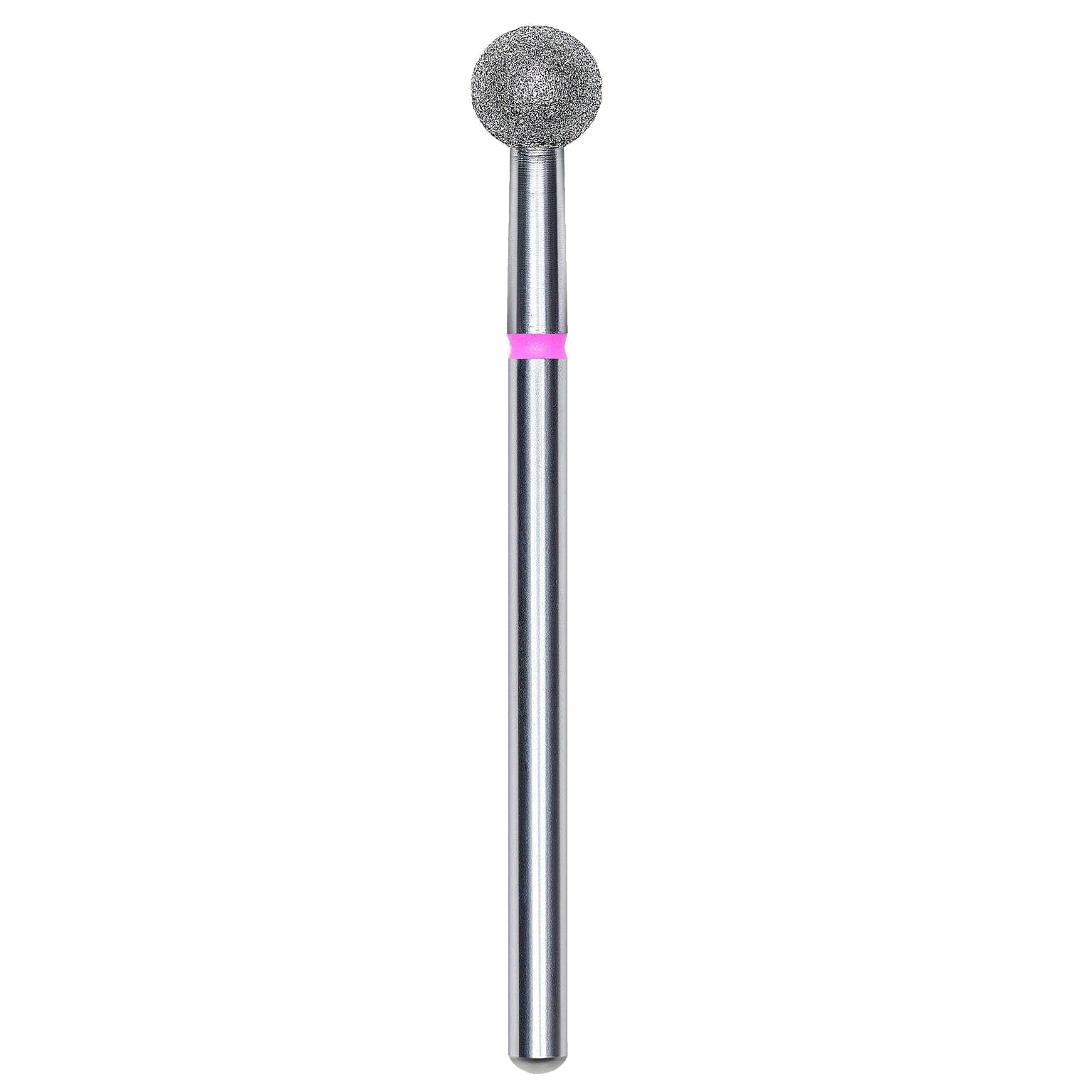 DIAMOND NAIL DRILL BIT, "BALL", RED, HEAD DIAMETER 5MM (FA01R050) - STALEKS™-0