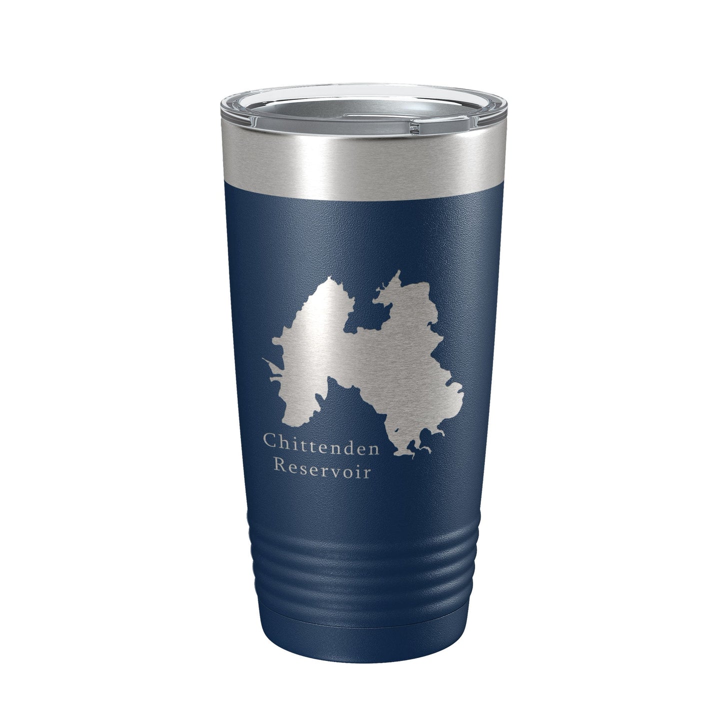 Chittenden Reservoir Tumbler Lake Map Travel Mug Insulated Laser Engraved Coffee Cup Vermont 20 oz-8