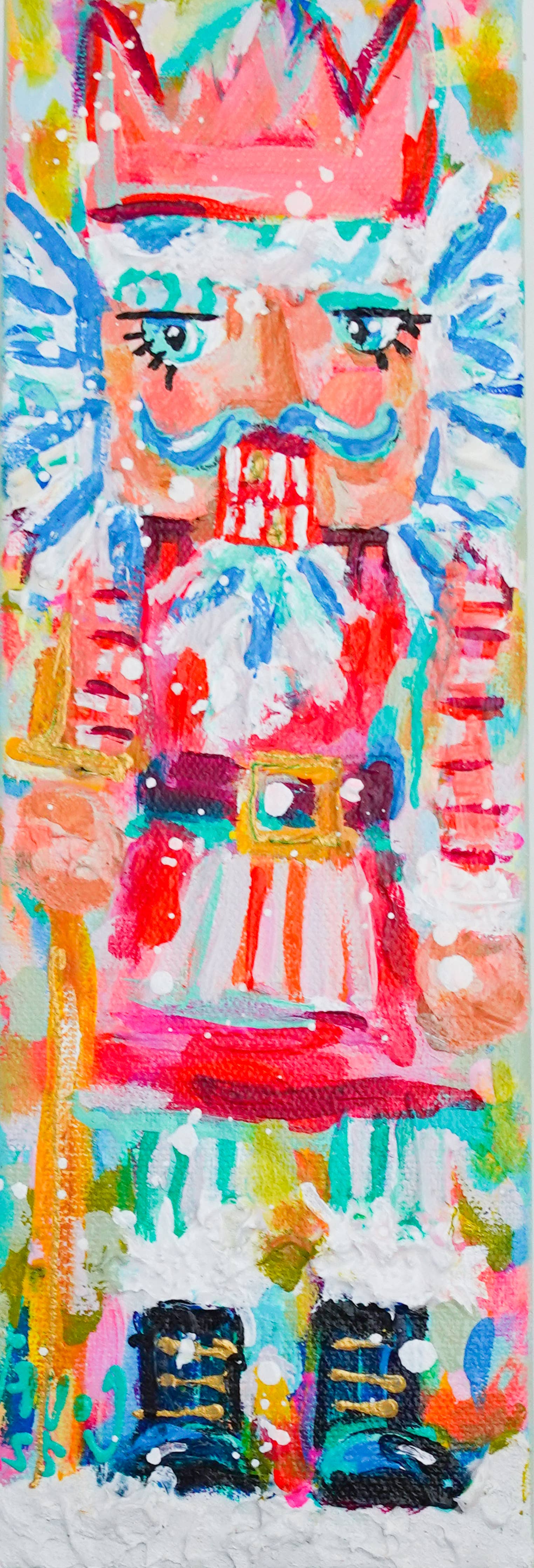 Dixon Nutcracker Decor Painting: 3x9-2
