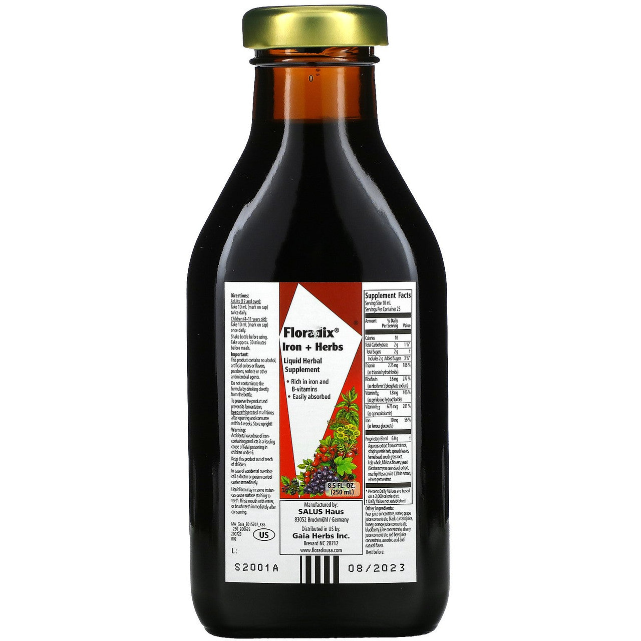 FLRDX FLORADX IRON+HERBS ( 1 X 8.5 OZ   )-2