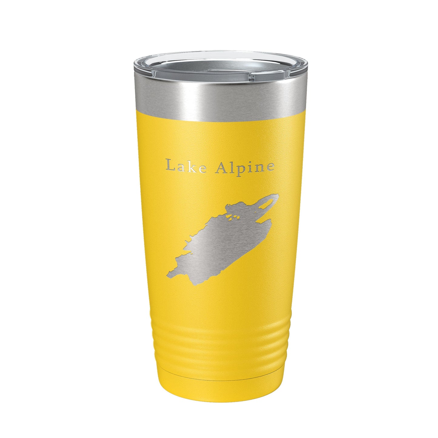 Lake Alpine Map Tumbler Travel Mug Insulated Laser Engraved Coffee Cup California 20 oz-4