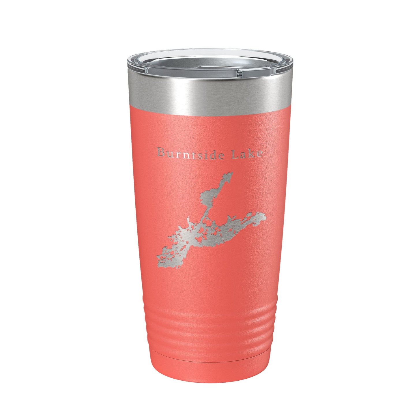 Burntside Lake Map Tumbler Travel Mug Insulated Laser Engraved Coffee Cup Minnesota 20 oz-20