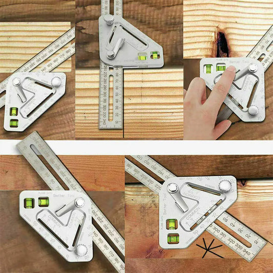 Angle Ruler with Multi-Angle Measuring Function