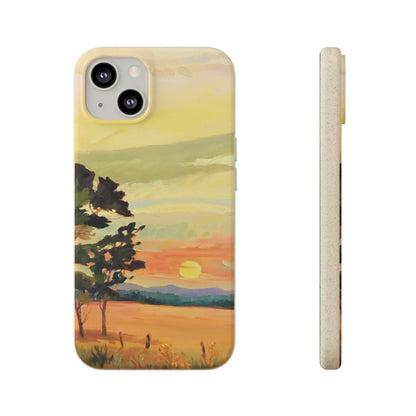 Biodegradable Phone Case with 'Sunrise' Landscape Original Artwork by Barbara Cleary-23