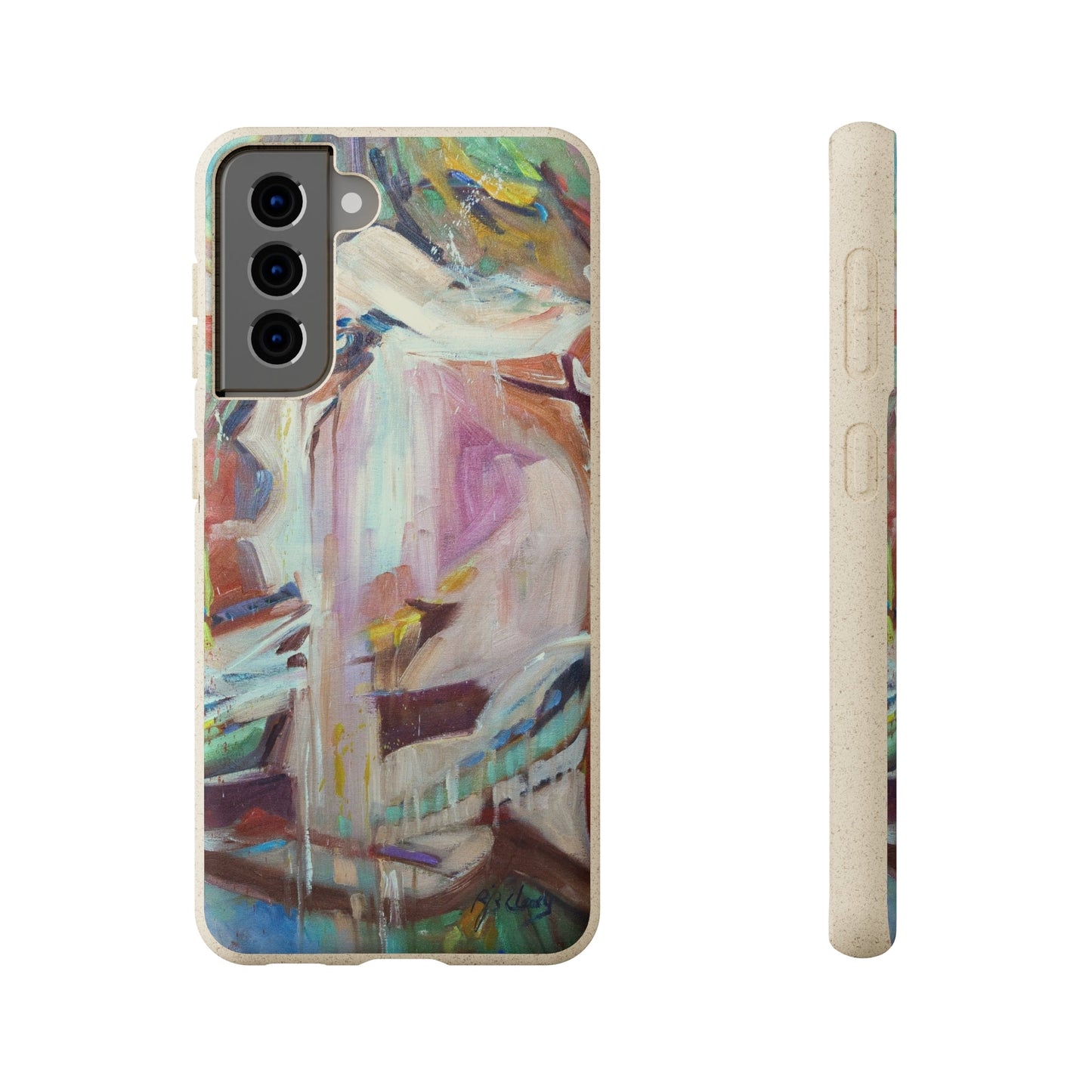 Biodegradable Phone Case with 'All Seasons' Abstract Original Artwork by Barbara Cleary-36