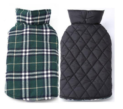 Waterproof Tartan Dog Suit Jacket: Stylish Outdoor Attire For Your Pooch-4