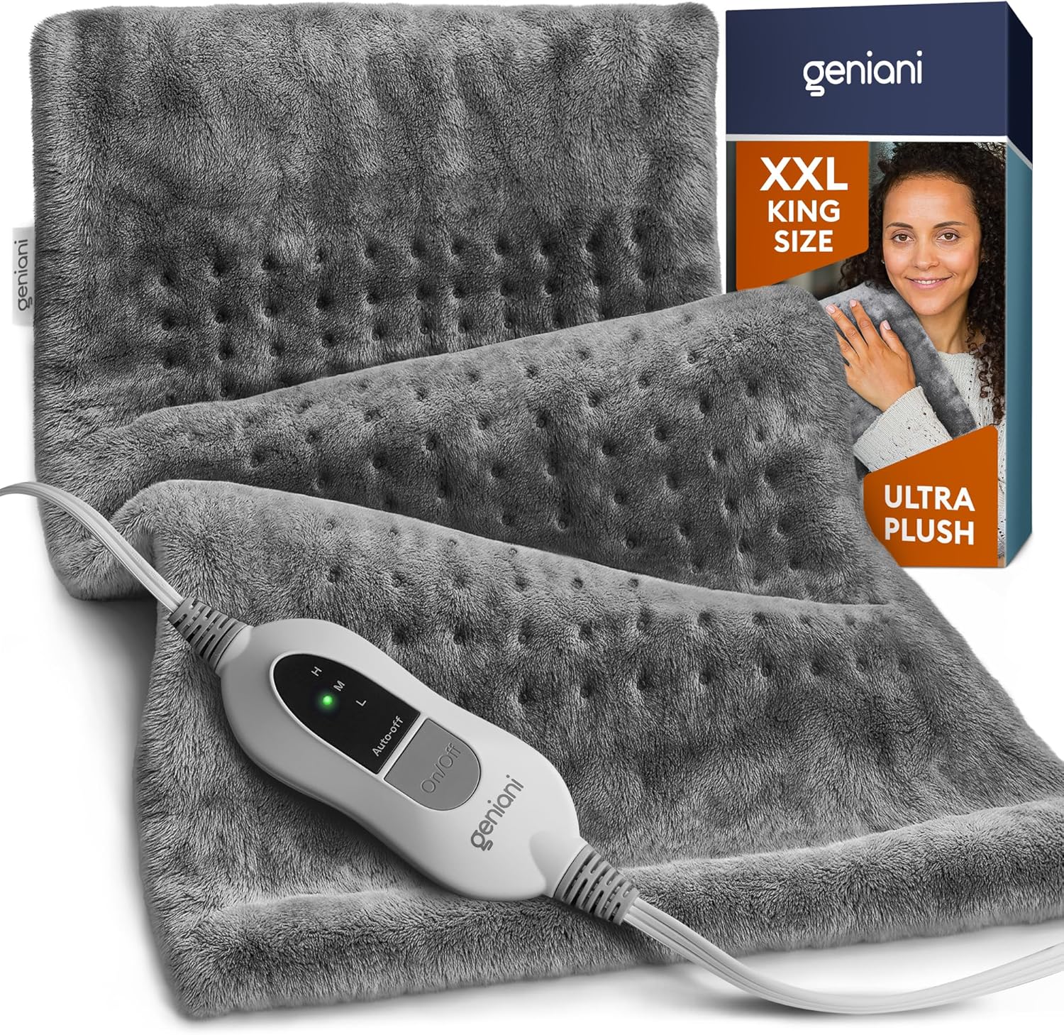 Heating Pad XXL, Soft Gray-0