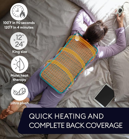 Heating Pad XL, Double-sided, Viridian Green-4