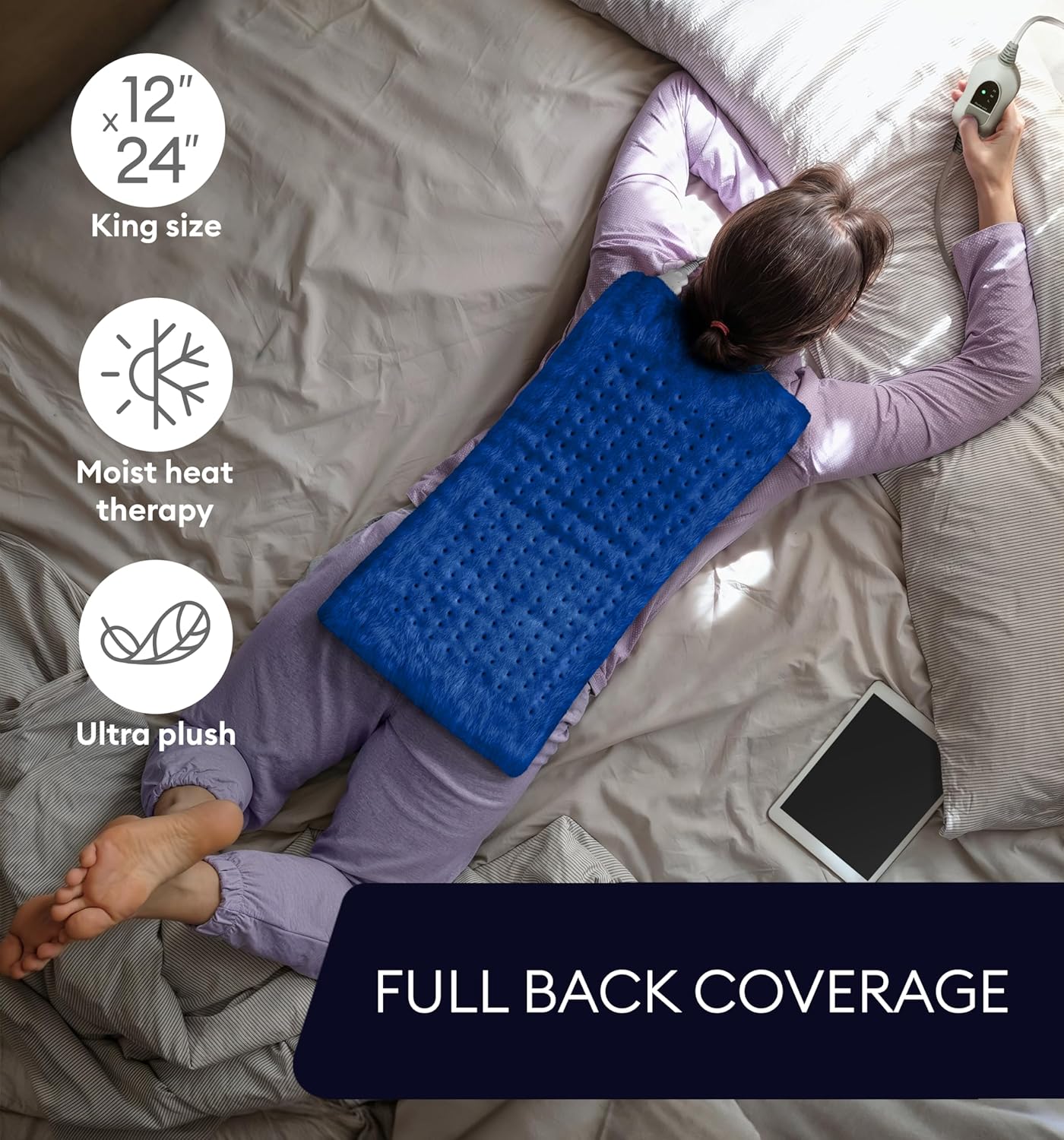 Heating Pad XL, Space Blue-3