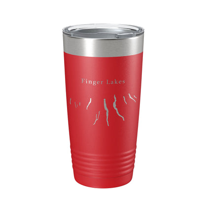 Finger Lakes Map Tumbler Travel Mug Insulated Laser Engraved Coffee Cup New York 20 oz-10