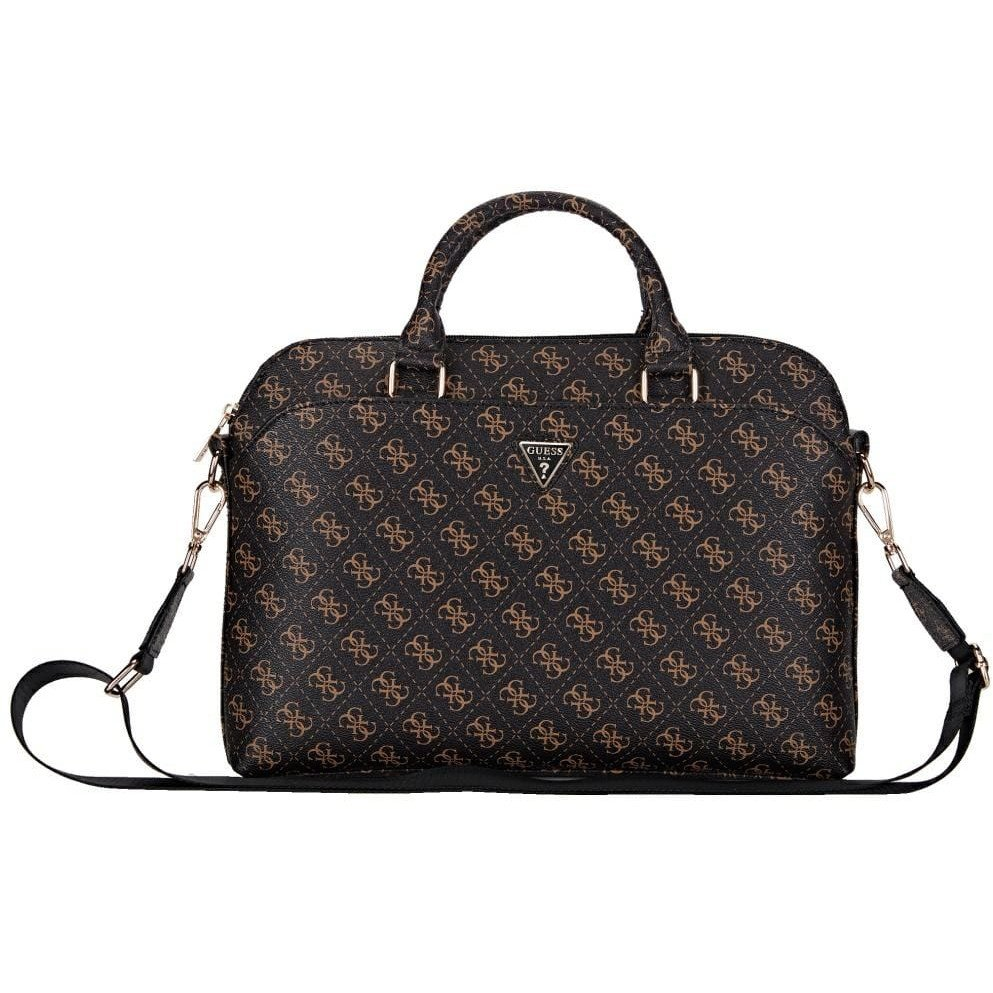 Bag Guess New 4G Zipper Pocket Triangle Logo 15" black (GUCB15PG4TGNK)-0