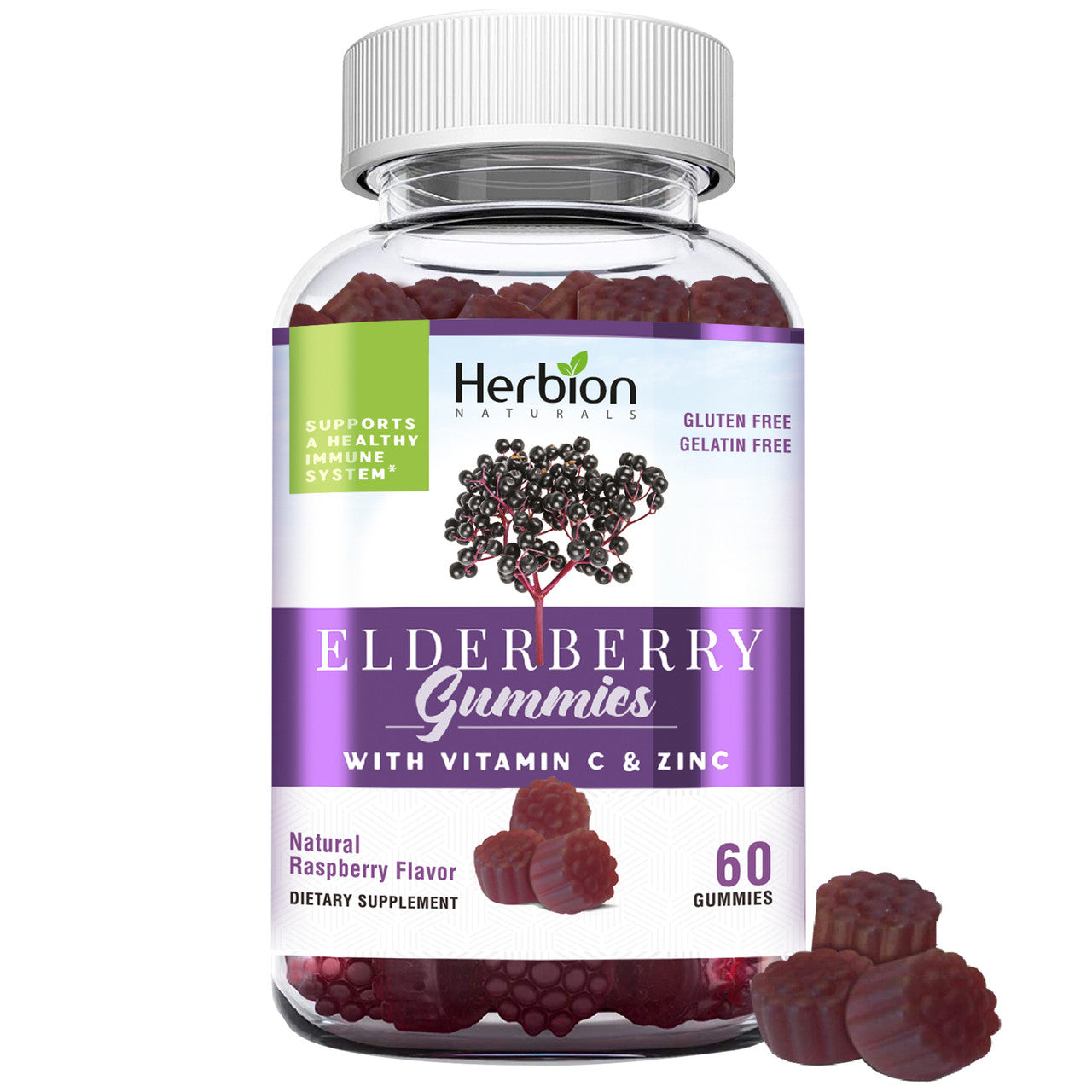 H.N. ELDERBERRY GUMMIES ( 1 X 60 CT   )-0