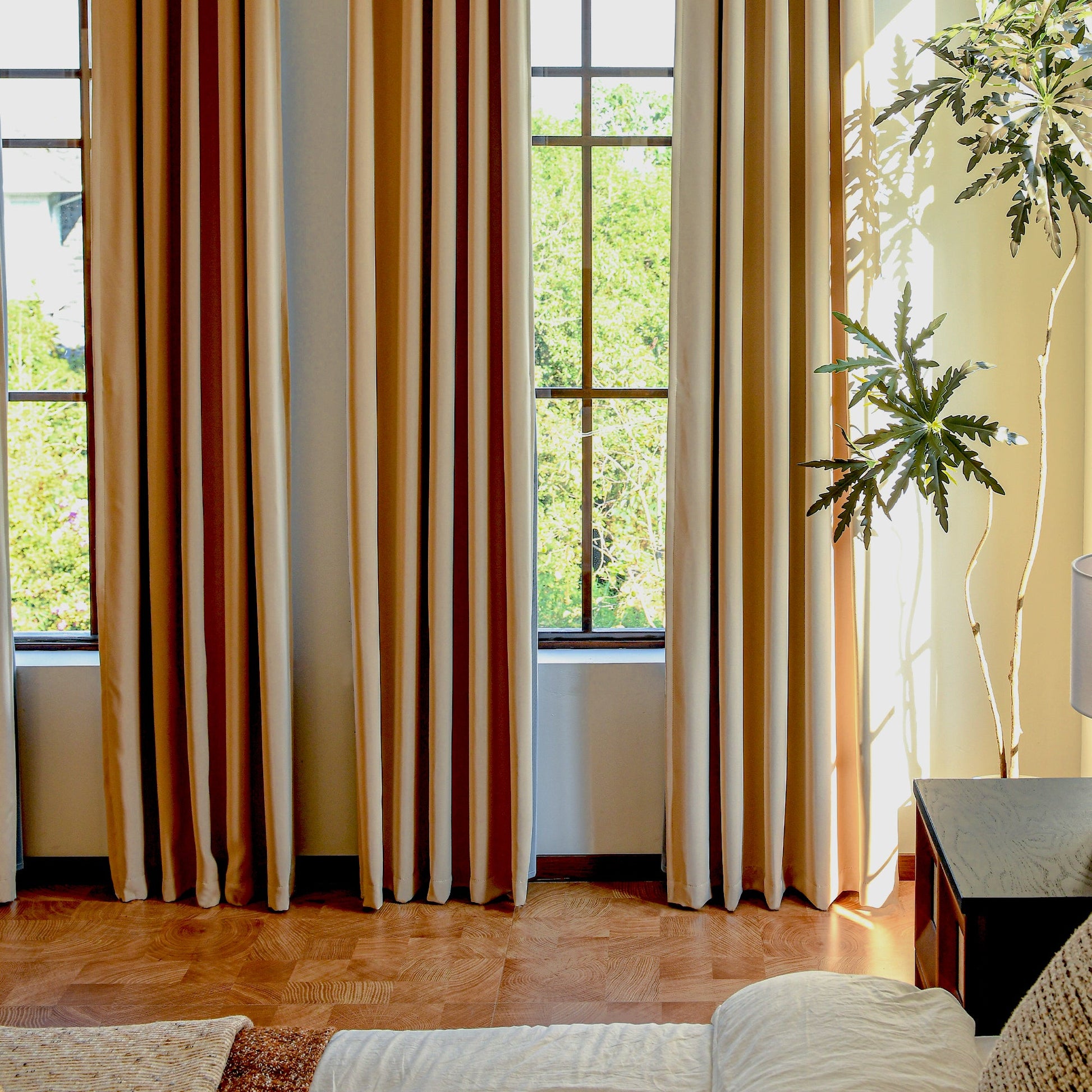 Custom Curtains: 100% Blackout Curtains, Set of 2 Panels-3