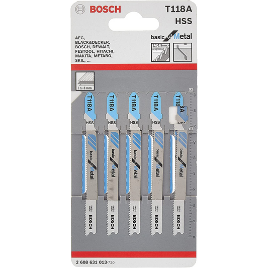 Bosch szúrófűrészlap T 121 AF Speed fémhez, 92mm (5 db) (2608636699) (2608636699)-0