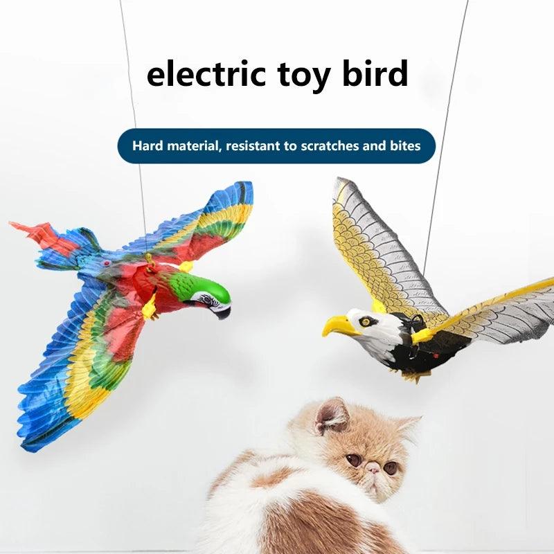 Interactive Hanging Bird Cat Toy - Endless Fun For Your Feline Friend!-0