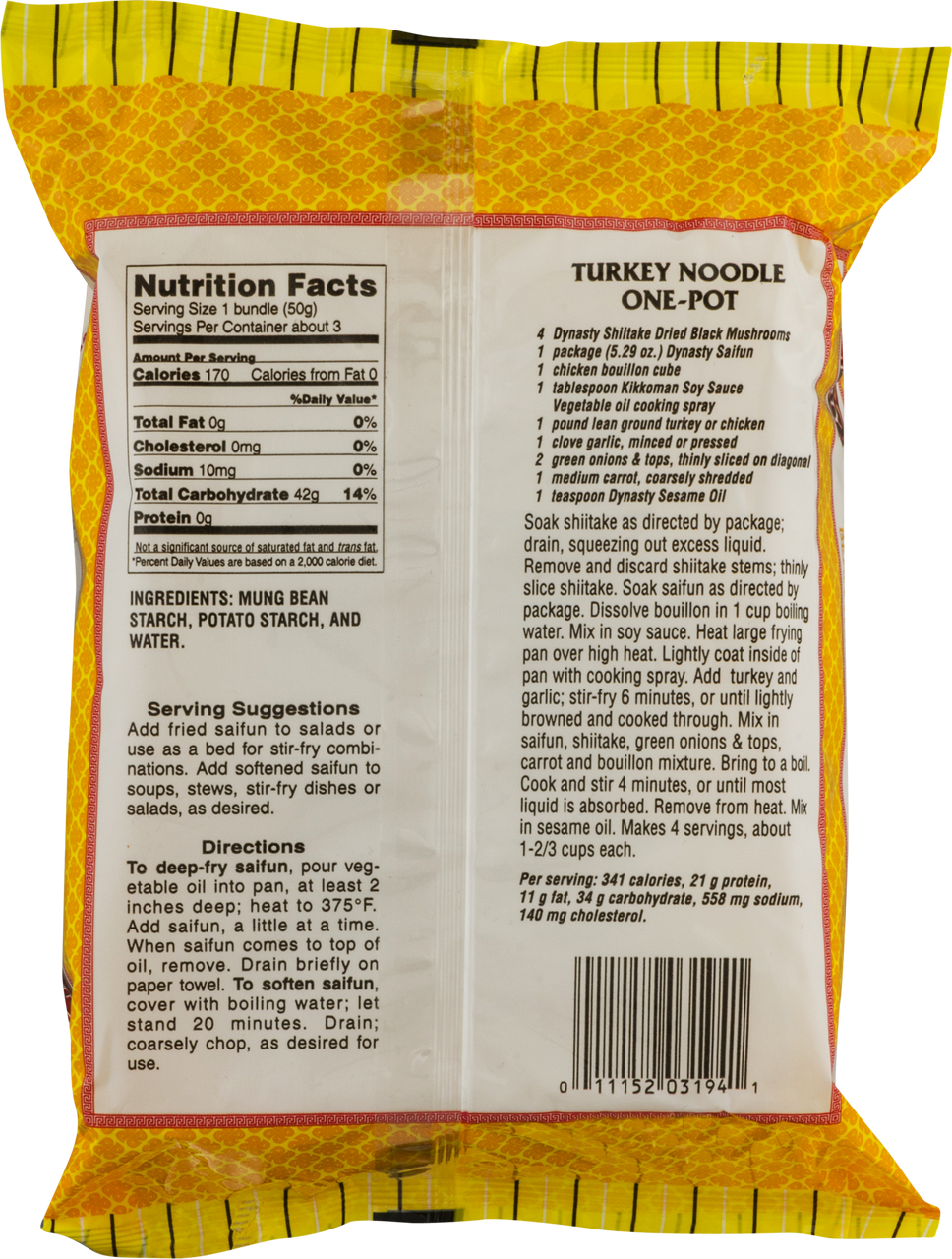 Dynasty Saifun Bean Threads (12x5.29OZ )-4