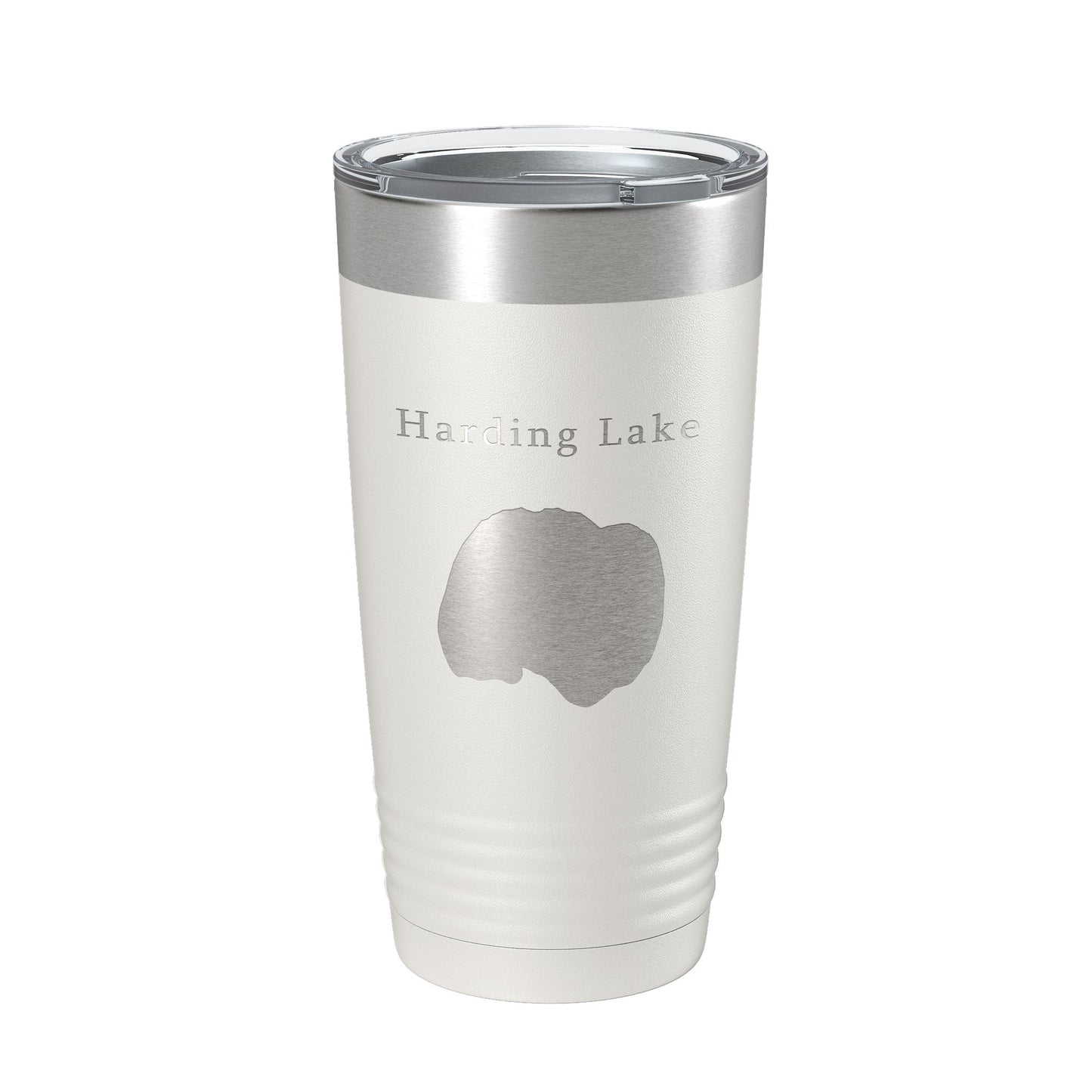 Harding Lake Map Tumbler Travel Mug Insulated Laser Engraved Coffee Cup Alaska 20 oz-7