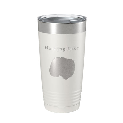 Harding Lake Map Tumbler Travel Mug Insulated Laser Engraved Coffee Cup Alaska 20 oz-7