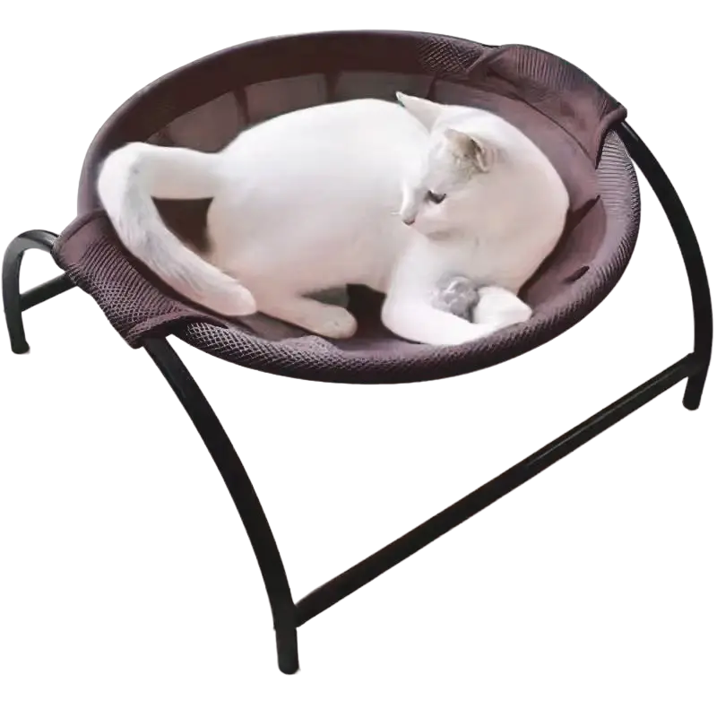 Cozy Cat Hammock Bed | Elevated Design, Breathable Mesh, Easy-Clean, Supports 15lbs-0