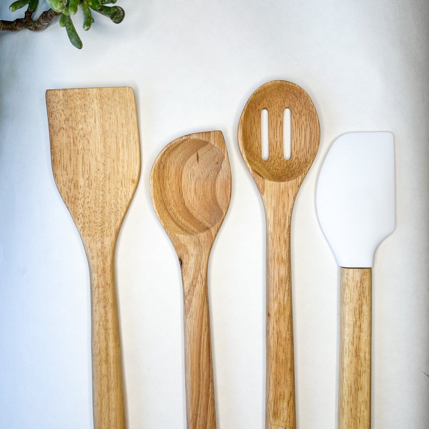 Earth-Friendly Wooden Utensil Set | Natural, Plastic Free-2