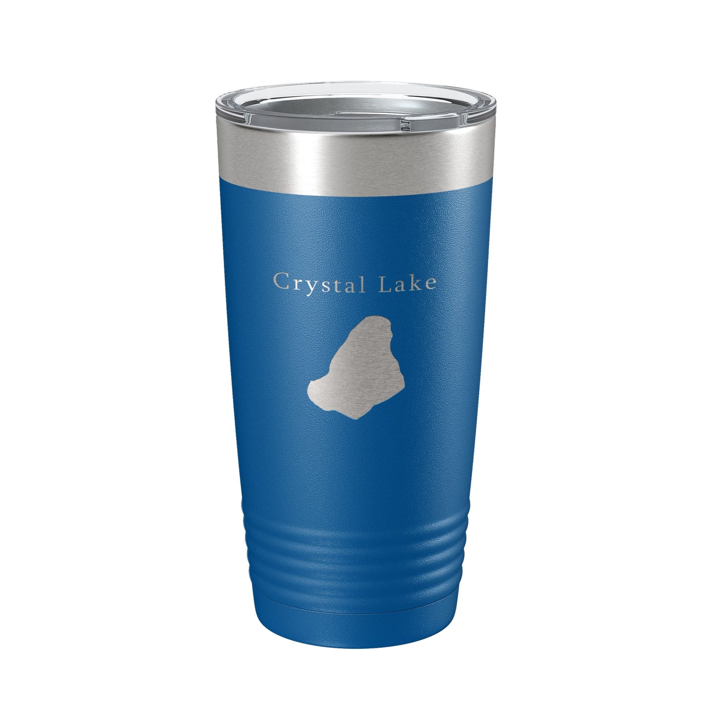 Crystal Lake Map Tumbler Travel Mug Insulated Laser Engraved Coffee Cup Massachusetts 20 oz-6