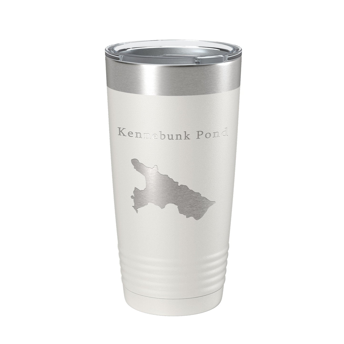 Kennebunk Pond Tumbler Lake Map Travel Mug Insulated Laser Engraved Coffee Cup Maine 20 oz-7
