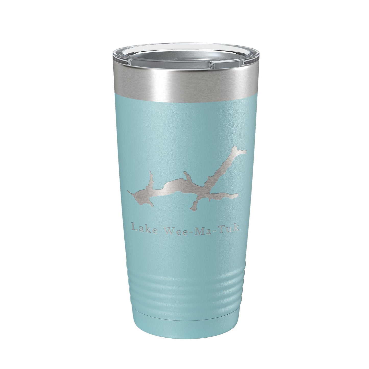 Lake Wee-Ma-Tuk Map Tumbler Travel Mug Insulated Laser Engraved Coffee Cup Illinois 20 oz-13