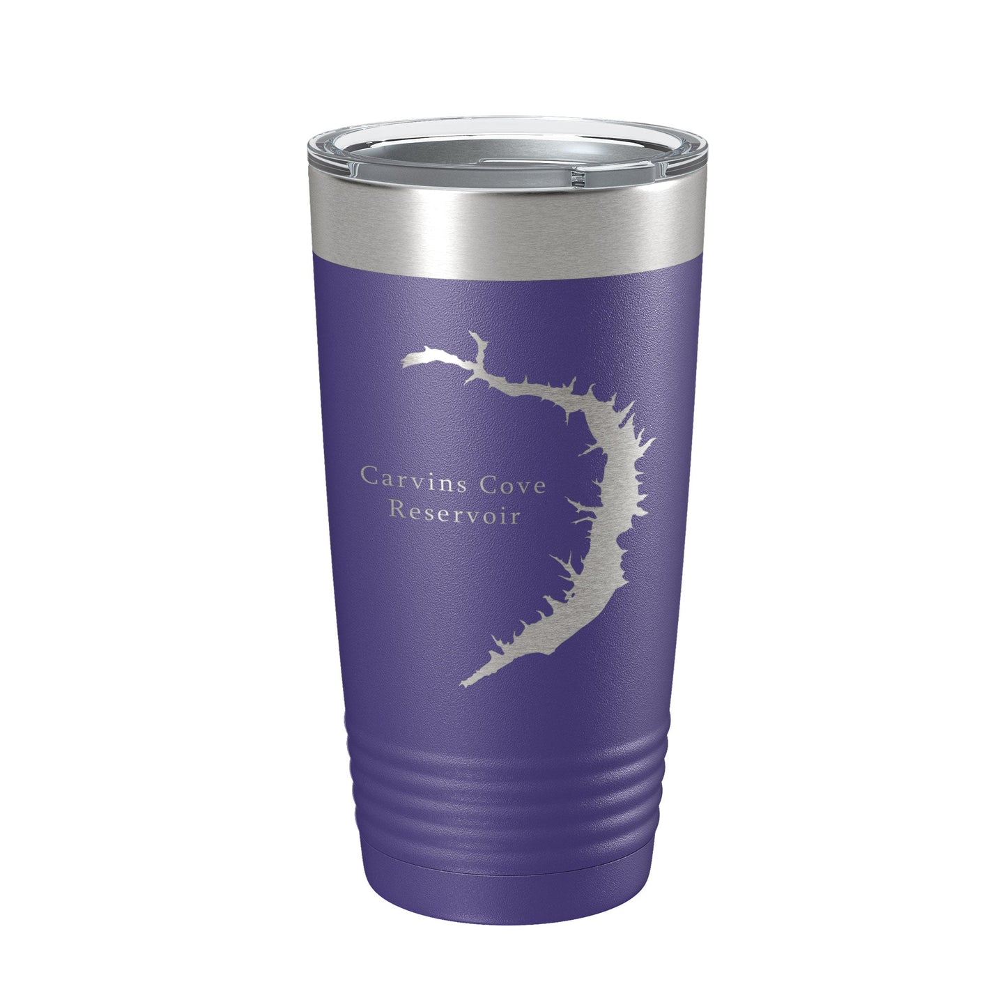 Carvins Cove Reservoir Tumbler Lake Map Travel Mug Insulated Laser Engraved Coffee Cup Virginia 20 oz-15