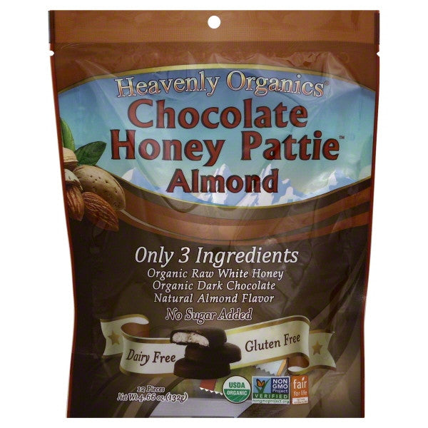 Heavenly Organics Almond Chocolate Honey Patties  (6x4.66 OZ)-0