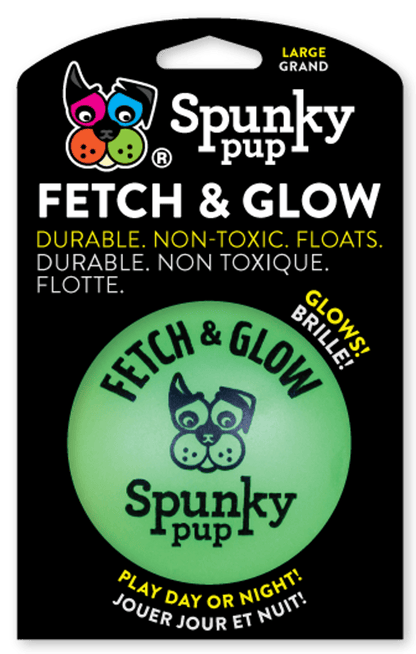 Fetch & Glow - Glow-in-the-Dark Ball for Large Dogs-0