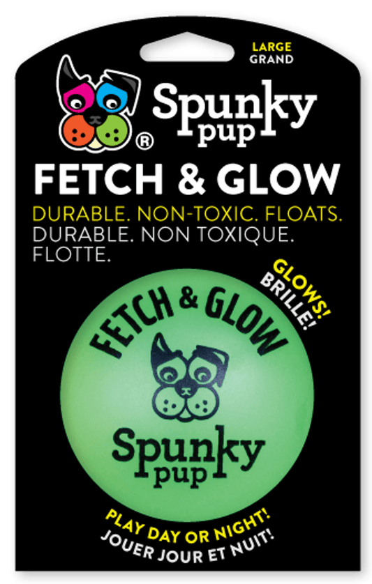 Fetch & Glow - Glow-in-the-Dark Ball for Large Dogs-0