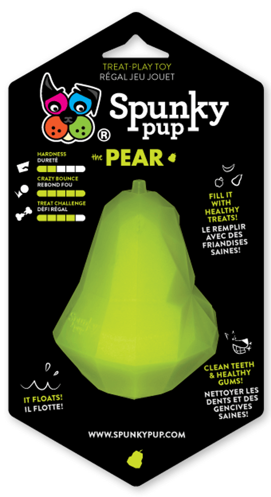 Spunky Pup Interactive Apple Dog Toy for Treats and Healthy Play-0