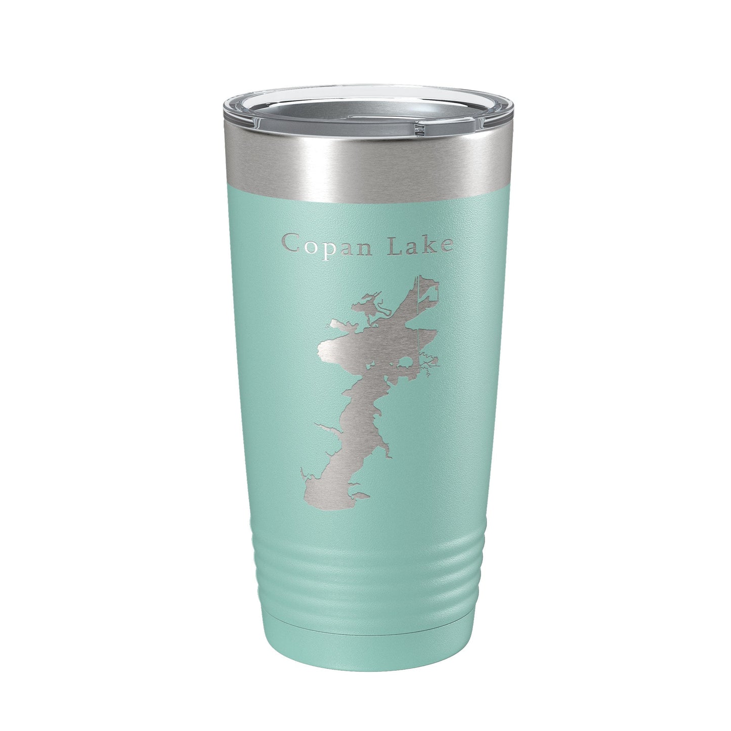 Copan Lake Map Tumbler Travel Mug Insulated Laser Engraved Coffee Cup Oklahoma 20 oz-12