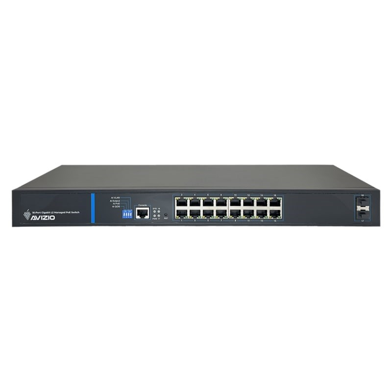 AVIZIO AV-SM16GP2F Gigabit Switch (AV-SM16GP2F)-0