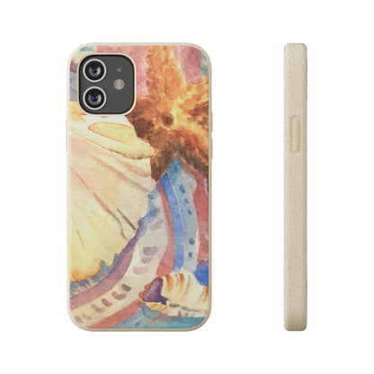 Biodegradable Phone Case with 'Treasures of the Tide' Watercolor Original Artwork by Barbara Cleary-17