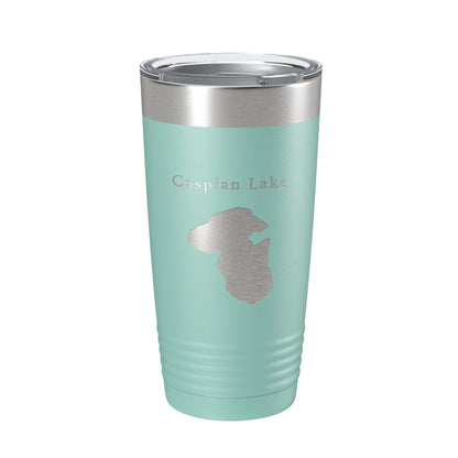 Caspian Lake Map Tumbler Travel Mug Insulated Laser Engraved Coffee Cup Vermont 20 oz-12
