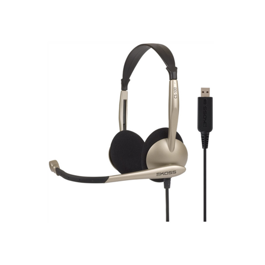 Koss | CS100USB | Sluchátka | Drátové | On-Ear | Mikrofon | (193110)-0