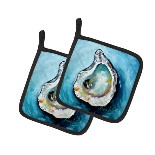 J Mac Oyster Pair of Pot Holders