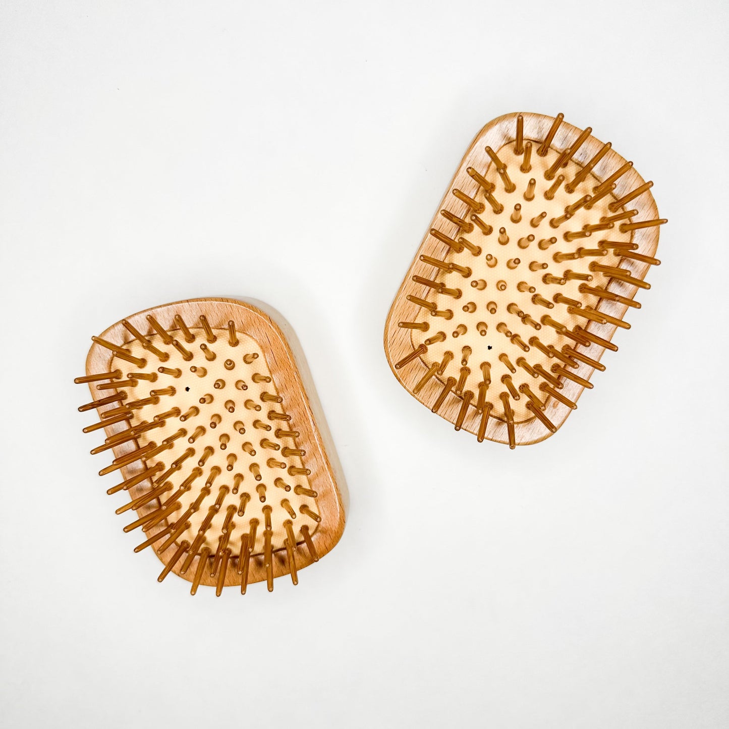 Eco Friendly Plastic Free Beechwood Travel Hair Brush-0