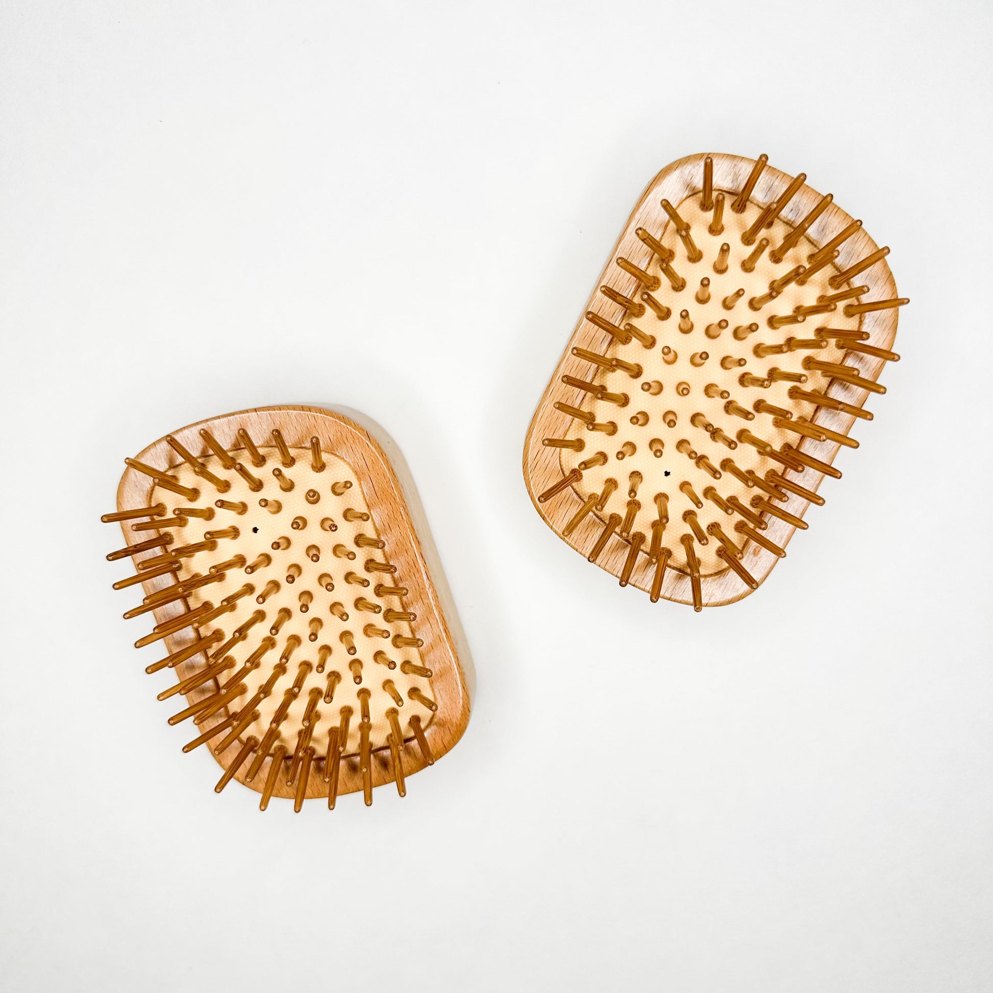 Eco Friendly Plastic Free Beechwood Travel Hair Brush-0